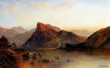 Alfred de Breanski Sr Painting - Las montañas Glydwr Valle de Snowdon Gales Alfred de Breanski Snr